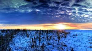 Pic 1. Winter-plain-clouds-sunset-landscape-images