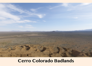 Pic 1.2.3 Cerro Colorado Badlands